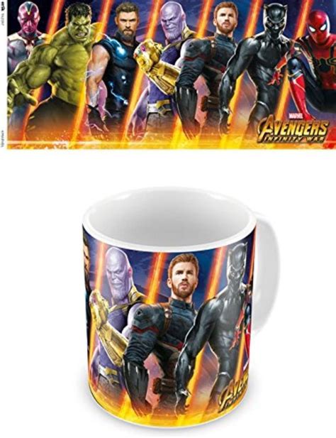 Grupo Erik Los Vengadores Infinity War Marvel Taza Desayuno Cerámica