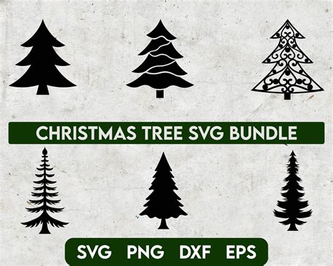 Christmas Tree Svg Bundle Christmas Svg Christmas Tree Svg Etsy