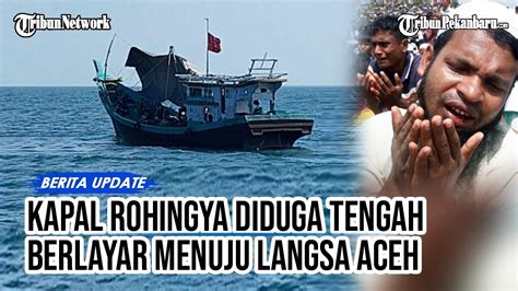 Diduga Kapal Rohingya Berlayar Menuju Langsa Di Perairan Kuala Parek