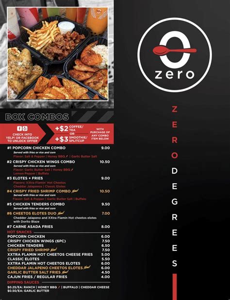 menu   degrees fast food davie