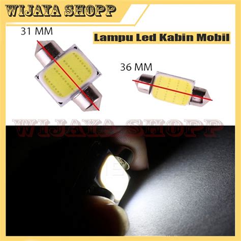 Jual LAMPU LED KABIN PLAFON FESTOON MOBIL KABIN INTERIOR 31MM COB