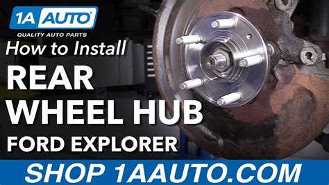 How To Install Rear Wheel Bearing Hub 11 17 Ford Explorer Youtube