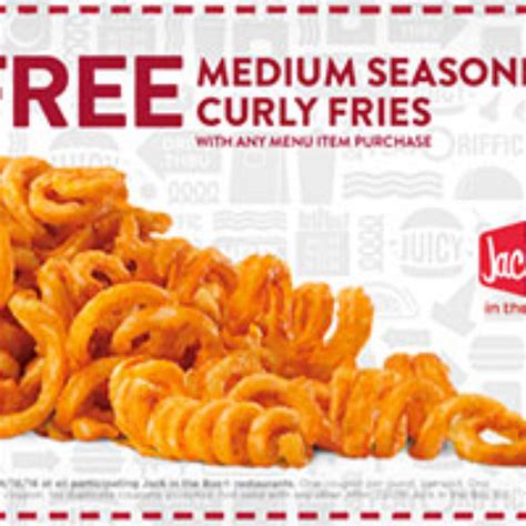 Jack In The Box: Free Curly Fries W/ Any Purchase - Oh Yes It's Free