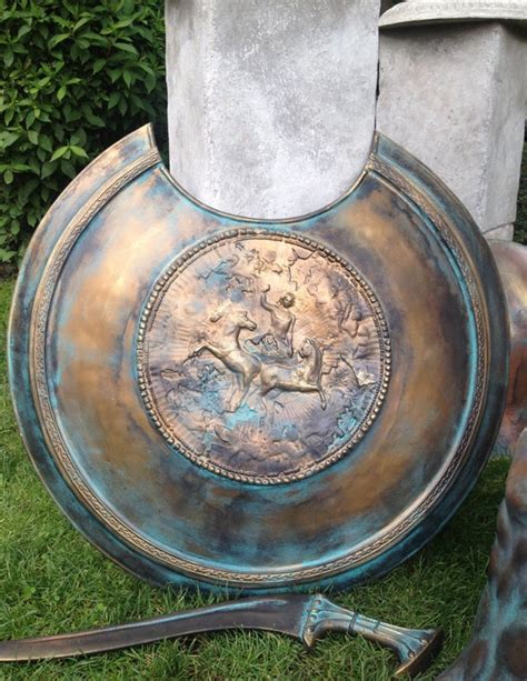 Ancient Shield Replica Greek Shield Larp Shield Armor Props