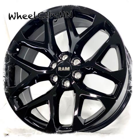 Gloss Black Snowflake Oe Replica Wheels Fits Ram