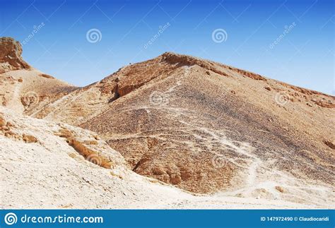 The Valley of the Kings in the Desert at Thebes Near Luxor, Egypt Stock ...