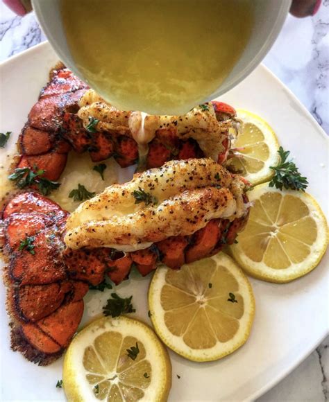 Oven Lemon Butter Lobster Tails Recipe Lobster Recipes Tail Steak