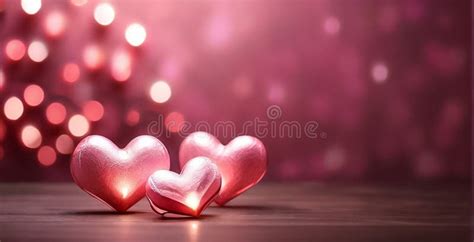 Pink Valentine S Day Background and Greetings Stock Illustration - Illustration of wallpaper ...