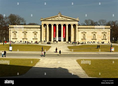 Glyptothek Koenigsplatz Munich Upper Bavaria Germany Europe Stock