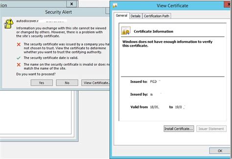 Fortigate Certificate Popup When Launching Outloo Fortinet Community