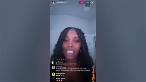 Asian Doll Instagram Live 23 02 23 Youtube