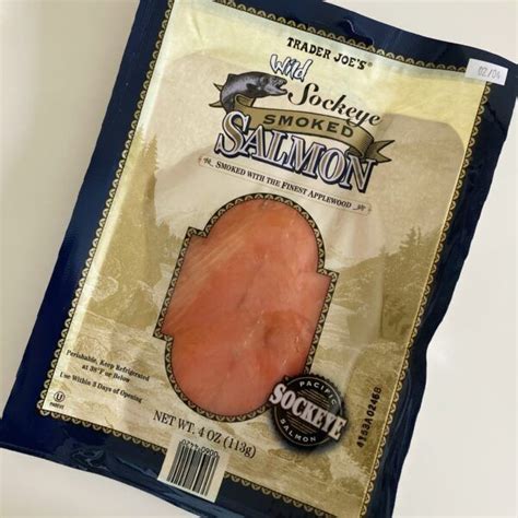 Trader Joes Wild Sockeye Smoked Salmon トレーダージョーズ ソックアイスモークサーモン トレジョを