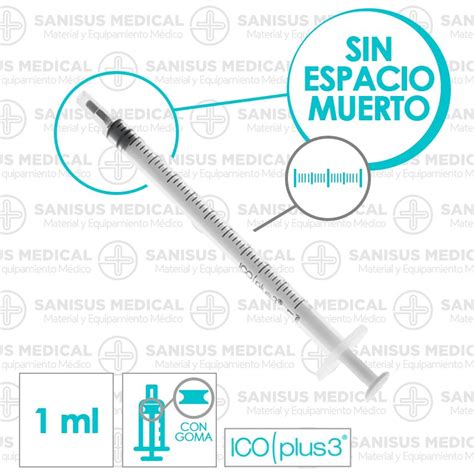 Jeringa Tuberculina Ml Sin Aguja Ico Plus Caja Uds