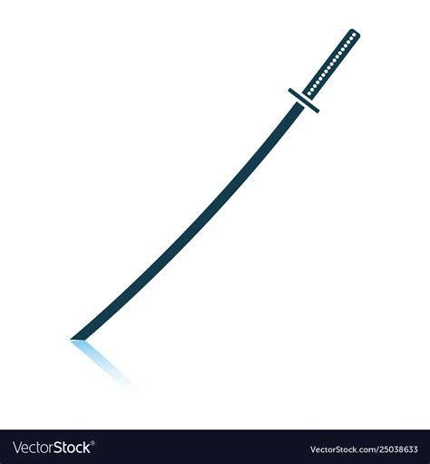 Japanese Sword Icon Royalty Free Vector Image Vectorstock