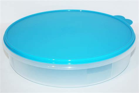 Tupperware Tarta Redonda De 12 Pulgadas Color Azul Aguamarina Yaxa Store