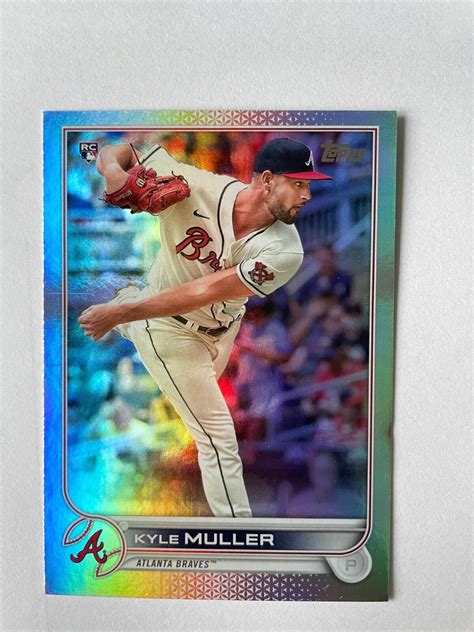 2022 Topps Series One 30 Kyle Muller Braves RC Rainbow Foil EBay