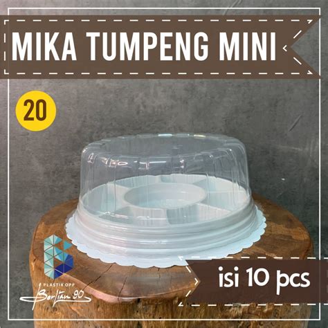 Jual Mika Tumpeng Mini Sekat Dapur Solo Putih CT 20 Mika Tumini Tebal