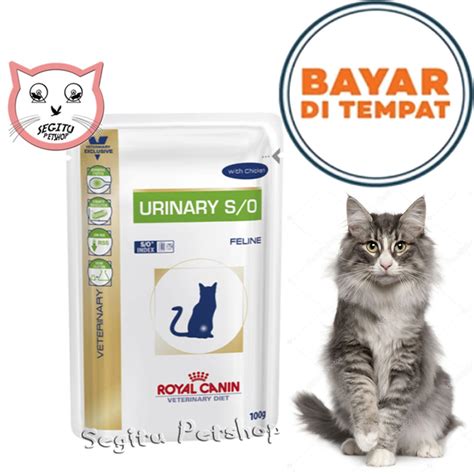 Makanan Kucing Royal Canin Urinary S O Wet Food Rc Saset Gram