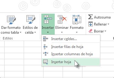 Insertar O Eliminar Hojas De C Lculo Excel