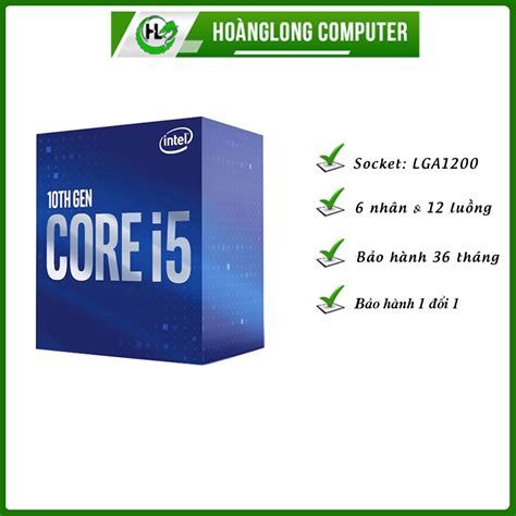 Cpu Intel Core I5 11400f Bộ Vi Xử Lý 6c12t Tray Nhập Khẩu 3 Năm Hoàng Long Computer Shopee