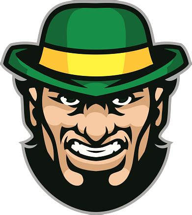 Fighting Irish Mascot Head Stock Illustration - Download Image Now - iStock