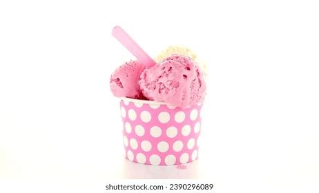 Ice Cream Scoop Paper Cup On Stock Photo 2390296089 Shutterstock