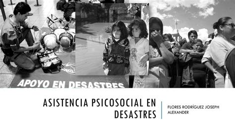 Asistencia Psicosocial En Desastres Ruth Michalli Vargas Candia Udocz