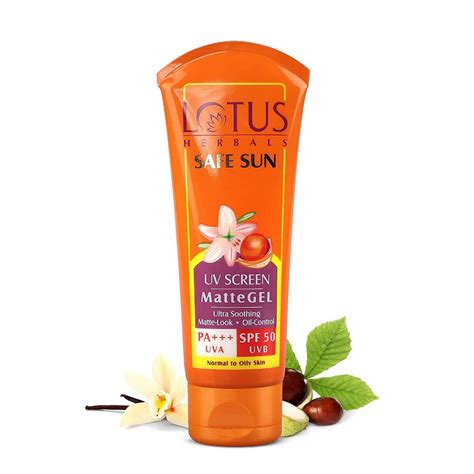 Lotus Herbals Safe Sun Uv Screen Matte Gel Spf50