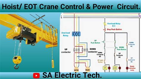 Hoist EOT Crane Control And Power Circuit Diagram Crane Panel YouTube