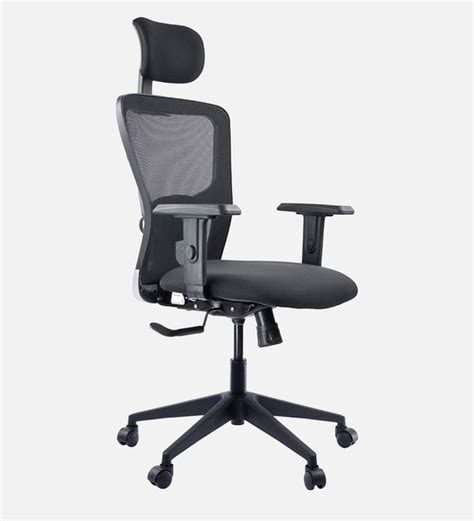 Buy Albus Breathable Mesh Office Chair In Black Colour At 42 OFF By