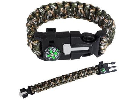 Bransoletka Survival 5W1 Paracord Krzesiwo Kompas PrzydaSie Pl