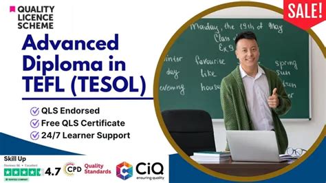 Online Level 7 Advanced Diploma In Tefl Tesol Qls Endorsed Course