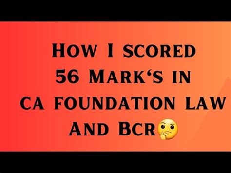 Strategy For Business Law And Bcr Ca Foundation Dec