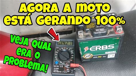 Moto não Carrega a Bateria Veja Qual Era o Motivo Problema Resolvido