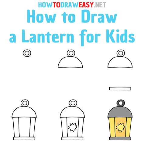 How to Draw a Lantern for Kids - Draw for Kids