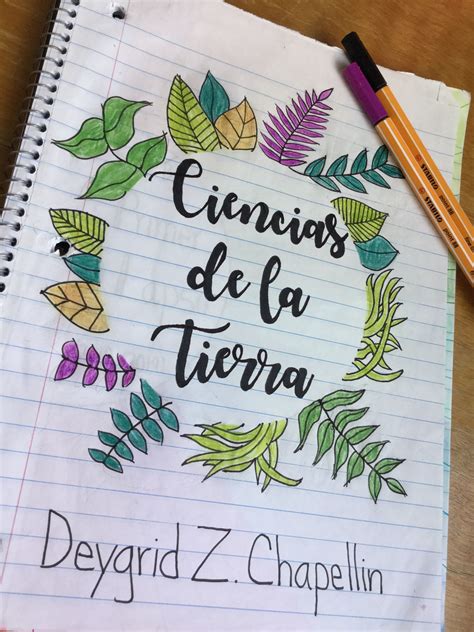 Portadas De Cuadernos Ciencias