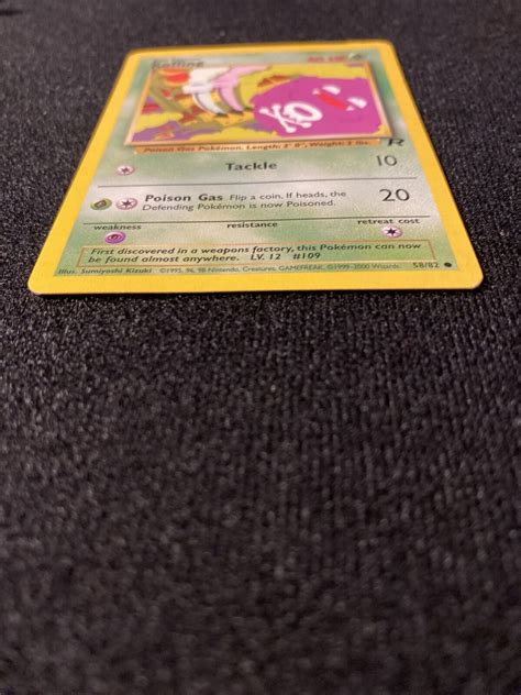 Pok Mon Tcg Koffing Team Rocket Regular Unlimited Common Ebay