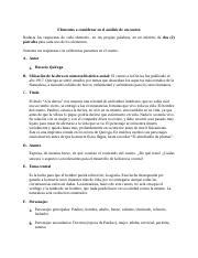 Tarea Docx Elementos A Considerar En El An Lisis De Un Cuento