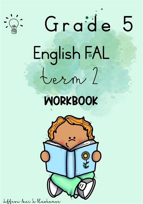 Grade 5 English FAL Term 2 Workbook 2023 2024