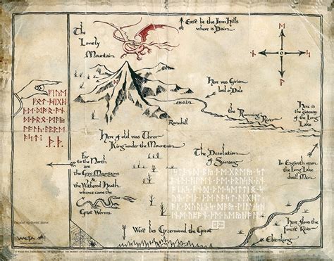 The Hobbit Map