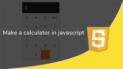 Make A Simple Calculator In JavaScript