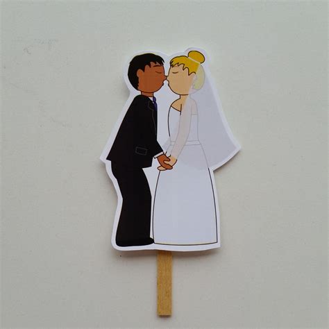 Noivinhos Topper De Bolo Casamento Para Imprimir Ornamentos A Pr