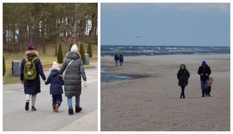 Pogorzelica w weekend Mimo silnego wiatru przyjezdni chętnie zaglądali