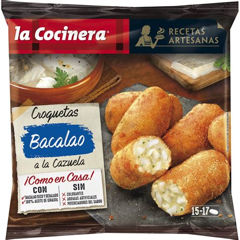 Croquetas De Cazuela De Bacalao Bolsa 500 G LA COCINERA RECETAS