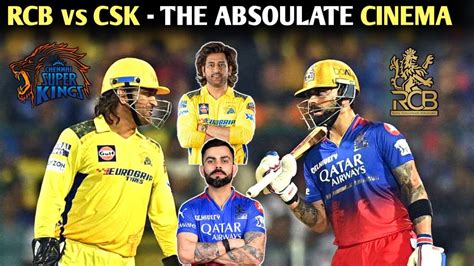 Rcb Vs Csk One Of Massiest Comebacks In The History Of Ipl By The Rcb It Was An Absolute