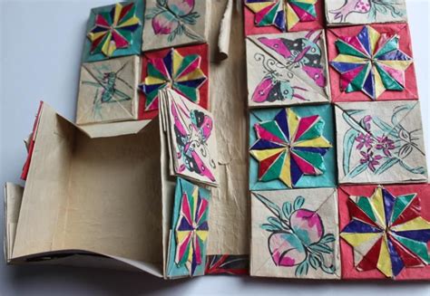 Inside A Chinese Thread Book Zhen Xian Bao Post 7 Book Art Tutorial Origami Design Bookbinding