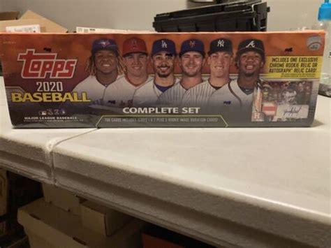 NEW 2020 Topps Baseball Complete Factory Set Orange Target Auto Or