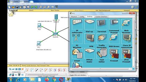 10 Simulation Of Tcp And Udp Dns Ftp Web Email Server Configuration Cisco Tracer Youtube