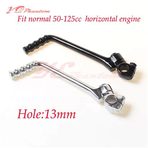 Stainless Steel Kick Start Lever 13mm Mounting Hole Fit To ZONGSHEN