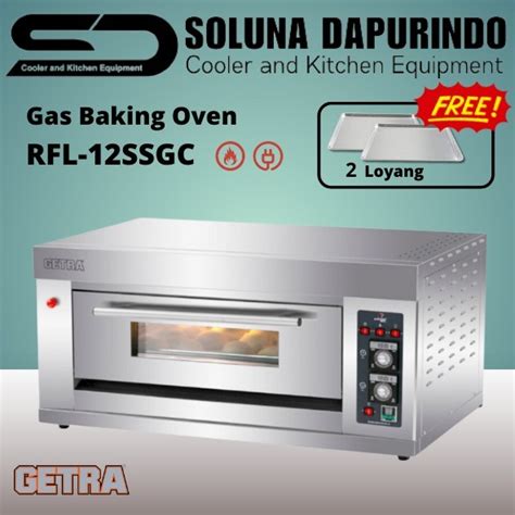 Jual GETRA Gas Baking Oven RFL 12SSGC Mesin Pemanggang Roti